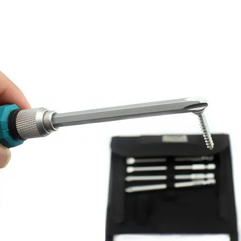 Screwdriver Set Slotted Phillips Screw Driver Magnetic Electrical Home Repair Hand Tool Kit