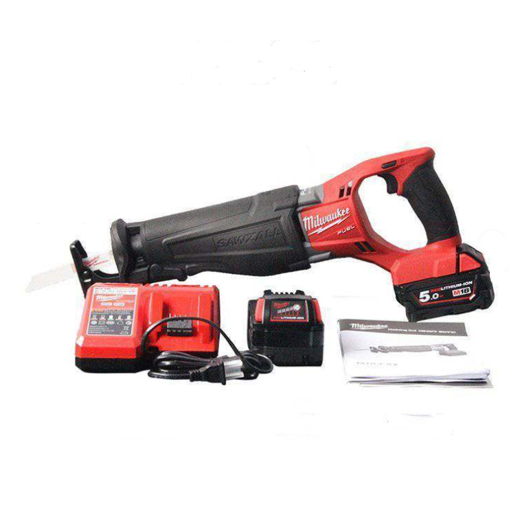 M18 FUEL 18V Lithium-Ion Brushless Cordless SUPER SAWZALL Orbital Reciprocating Saw Kit w/(2) 5.0 Ah Battery